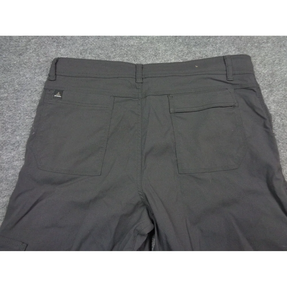 Prana Zion Shorts Mens L Grey Cargo Hiking Outdoor Standard Fit 11 In Inseam